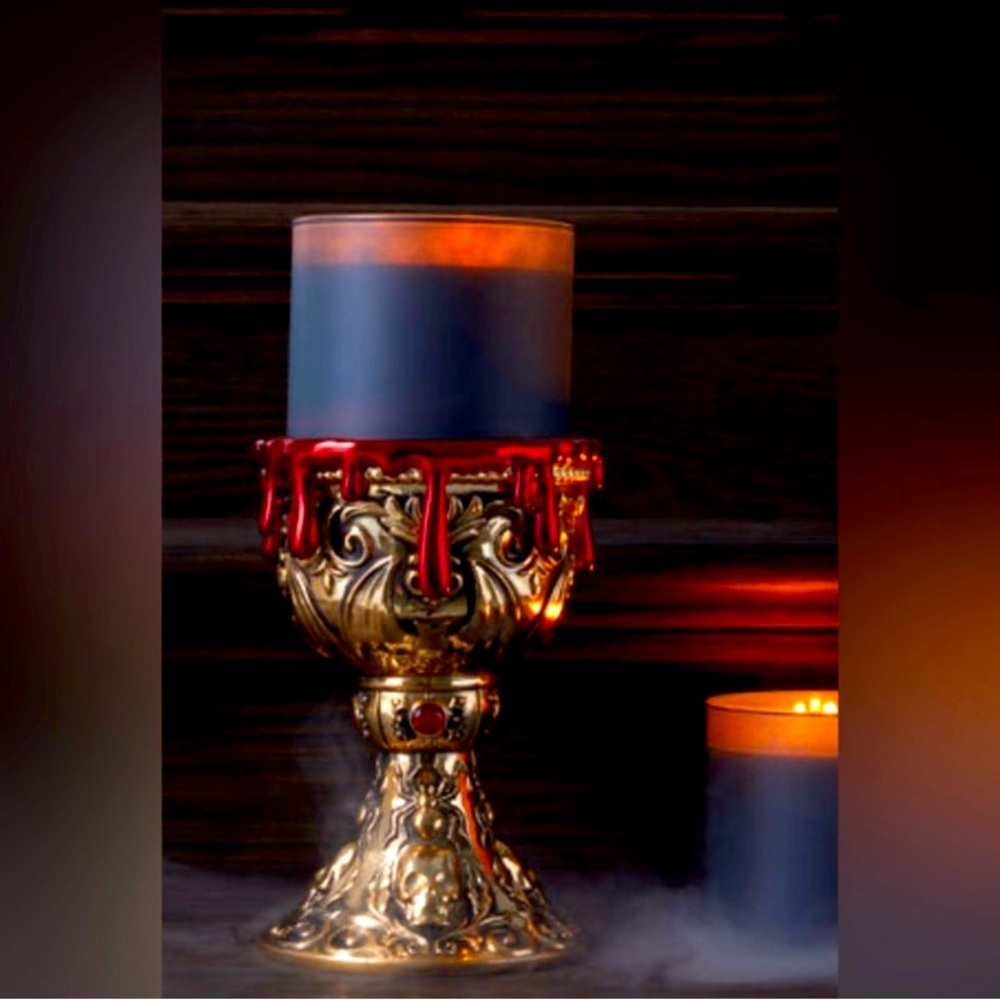 Bath & Body Works Halloween Dripping Chalice Goblet Candle Holder